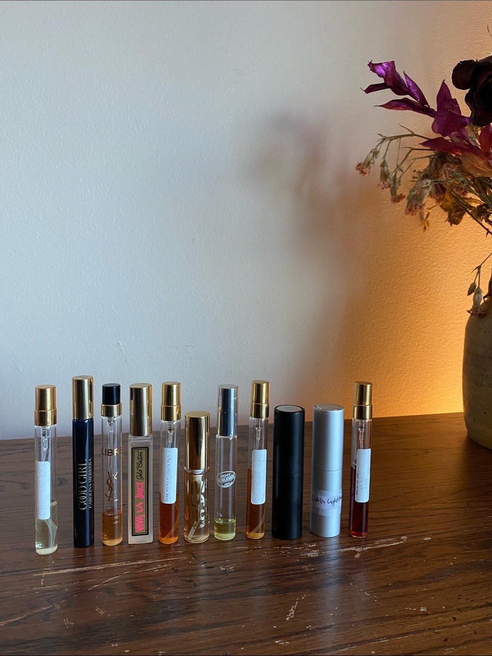 Assorted Women Makeup Travel Perfume Set. Fragrance Lot. Refillable Containers.